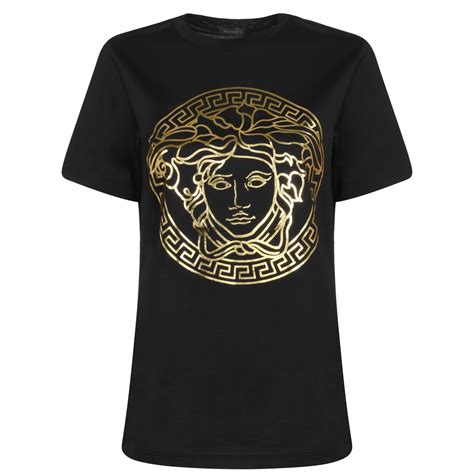 versace black medusa t shirt|versace baroque t shirt.